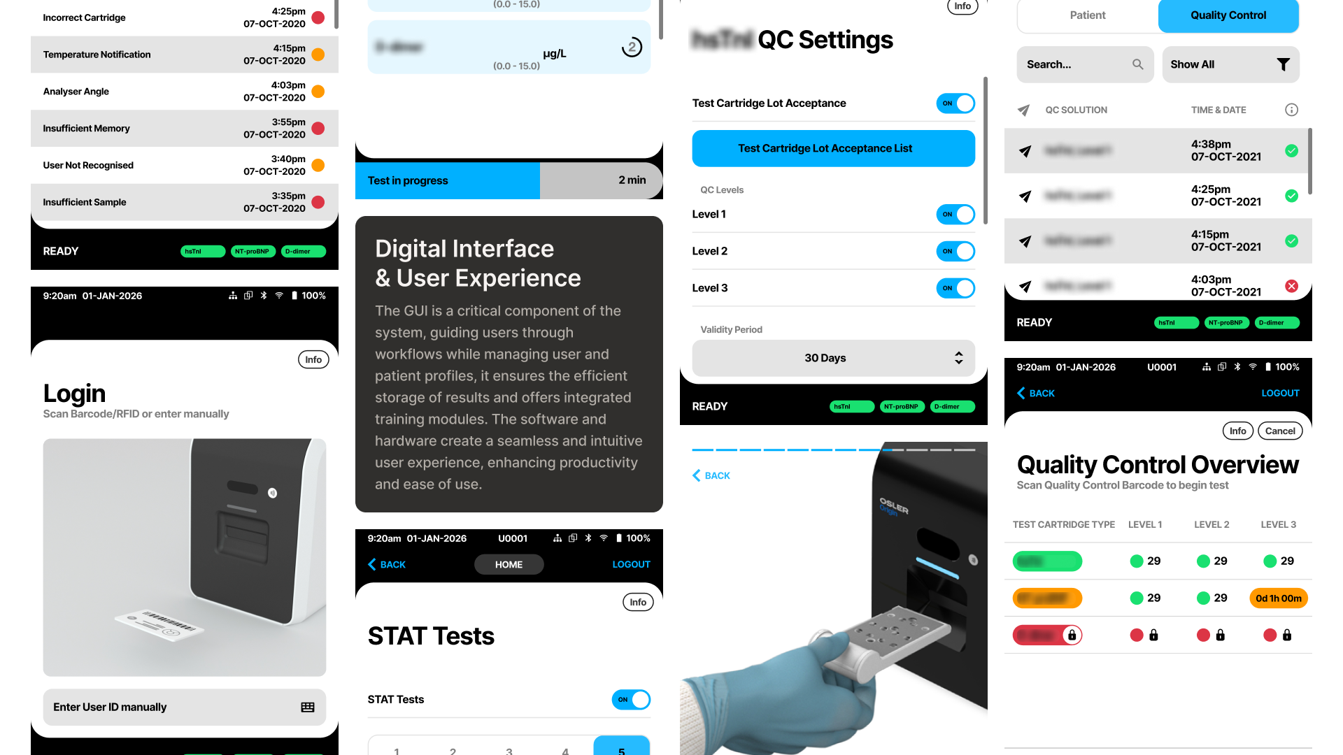 Medical software UI UX design